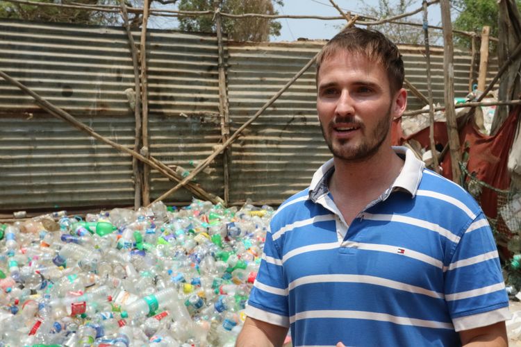 Founder Plastic For Change, Andrew Almack.