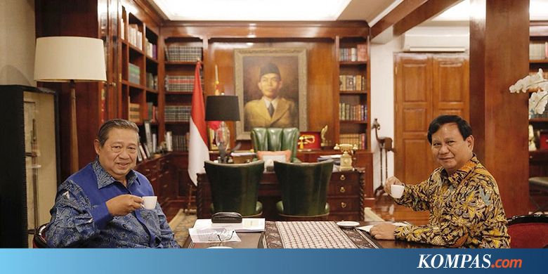 Siang Tadi, Prabowo Temui SBY Bahas Koalisi Pilpres