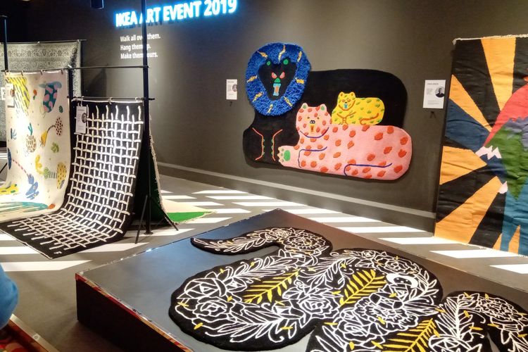 karpet karya desainet di IKEA Art event 2019
