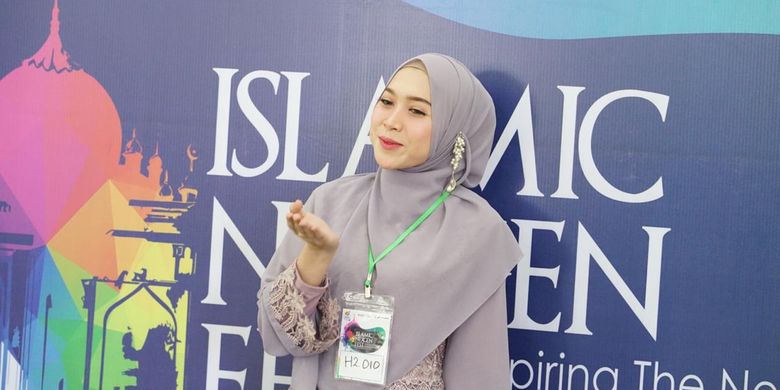 Salah satu peserta audisi Islamic Nexgen Fest di Medan, Sumatera Utara, Minggu (19/5/2019). Islamic Nexgen Fest adalah ajang pencarian Bakat dari Kementerian BUMN.