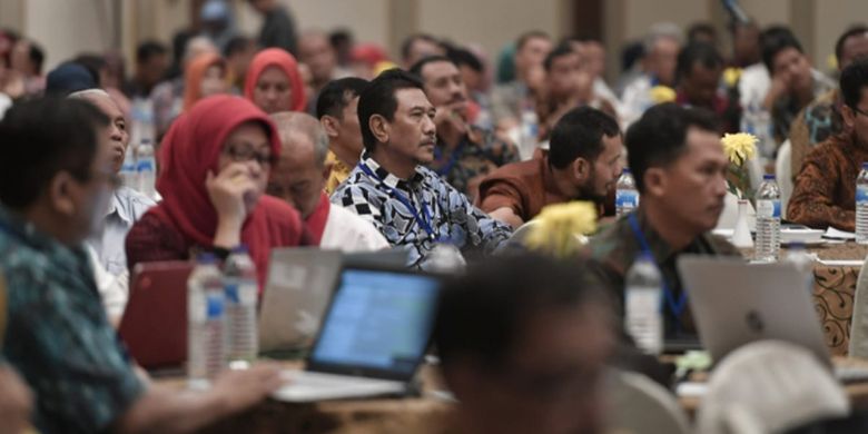 Bimbingan Teknis Narasumber Nasional dan Pengajar Pendidikan dan Pelatihan Fungsional Calon Pengawas Sekolah, di Jakarta pada Senin malam (15/20/2018).