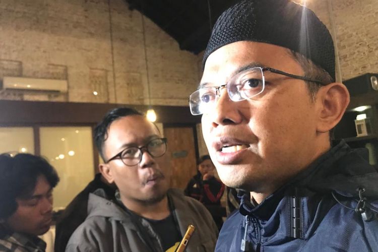 Direktur Relawan Tim Kampanye Nasional (TKN) Maman Imanulhaq, saat ditemui di Resto Ajag Ijig, Jakarta Pusat, Selasa (22/1/2019). 