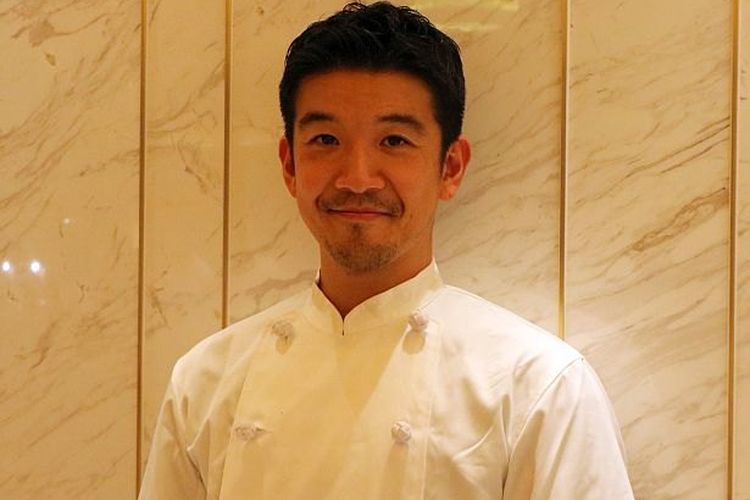 Fumio Yonezawa, seorang asisten koki asal Jepang pertama di restoran bintang tiga Jean-Georges di New York, Amerika