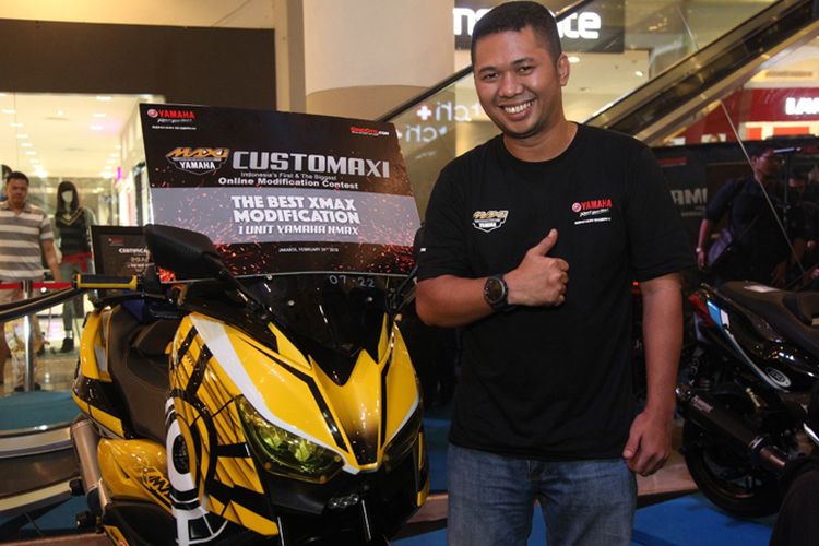 Modifikasi Yamaha XMAX terbaik di ajang final CustoMaxi 2018.