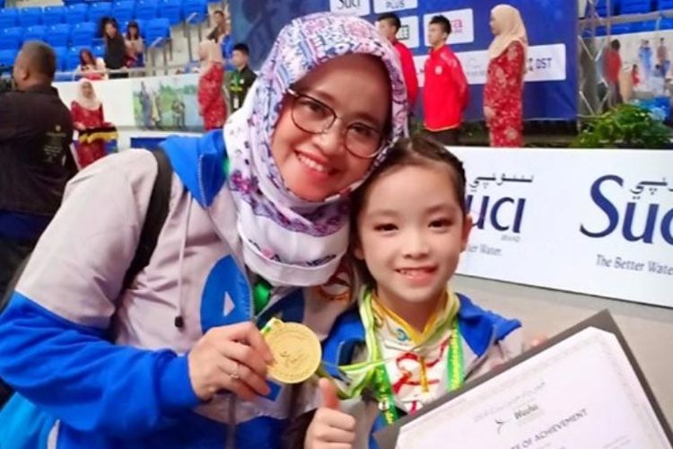 Empat keping medali sukses dipersembahkan skuad Garuda Muda, masing-masing lewat aksi ciamik Rainie Elena Liem, medali emas nomor Girls Chang Quan Children, Patricia geraldine, perak nonor qiangshu girl youth, serta dua perunggu lewat aksi Amadani Bagaskara dari nomor Daoshu boy Children dan Jennifer Tjahyadi, Gunshu Junior Female.
