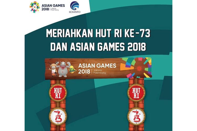 Poster Event Lomba Kreasikan Gapuramu Asian Games 2018