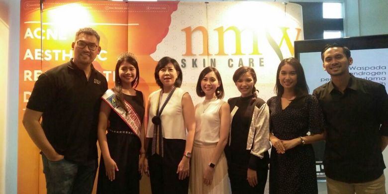 Perayaan ulang tahun NMW Skincare Kalimalang Bekasi yang ke-4.