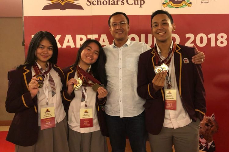 Siswa Binus School Serpong peraih medali WSC 2018.