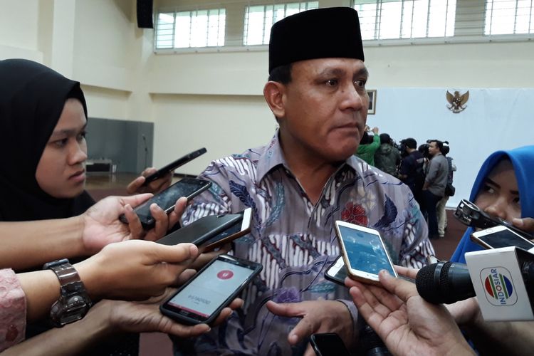 Deputi Penindakan Brigjen (Pol) Firli di Gedung KPK Jakarta, Jumat (6/4/2018).