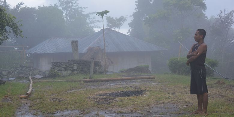 Kampung adat Wulu Nua Puu, Desa Wuliwala, Kecamatan Mauponggo, Kabupaten Nagekeo, Flores, NTT, Rabu (27/2/2019) sebagai pusat tradisi Etu atau tinju adat. setiap Februari selalu menggelar Etu oleh warga setempat. 