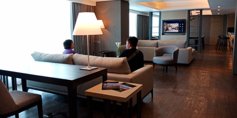 Presidential Suite di Yogyakarta Marriott Hotel, yang di klaim terluas dengan fasilitas paling lengkap dan modern di Yogyakarta.