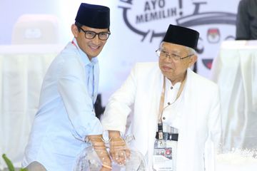 Sandiaga Uno dan Maruf Amin