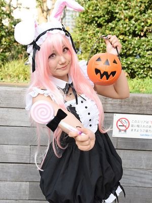 Peserta Ikebukuro Halloween Cosplay Festival tahun lalu.