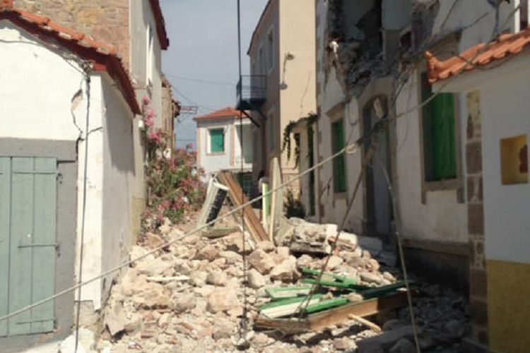 Gempa berkekuatan 6,3 pada skala Richter mengguncang sebagian Yunani dan Turki pada Senin (12/6/2017). Laporan  sementara menyebutkan, 10 orang terluka dan puluhan bangunan rusak.
(Foto: Dokumentasi)