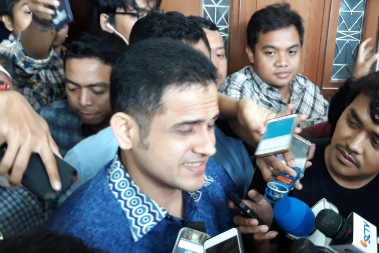 Mantan Bendahara Umum Partai Demokrat, Muhammad Nazaruddin di Pengadilan Tipikor Jakarta, Senin (19/2/2018).