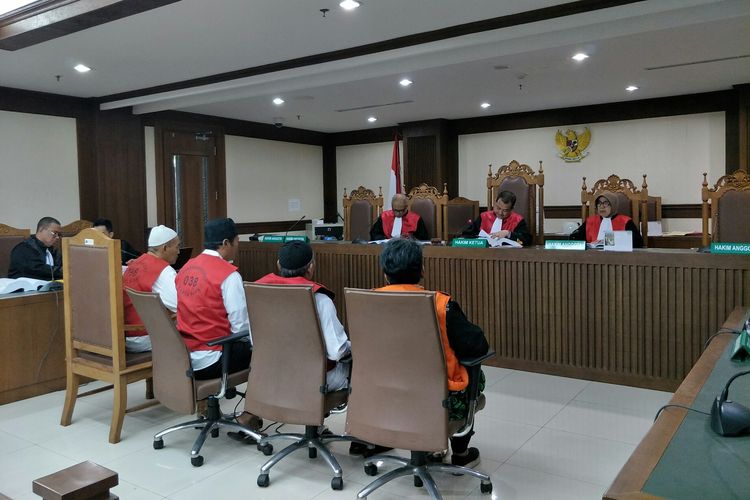 Sidang keempat kasus berita bohong atau hoaks 7 kontainer surat suara tercoblos, PN Jakarta Pusat, Kamis (2/5/2019)