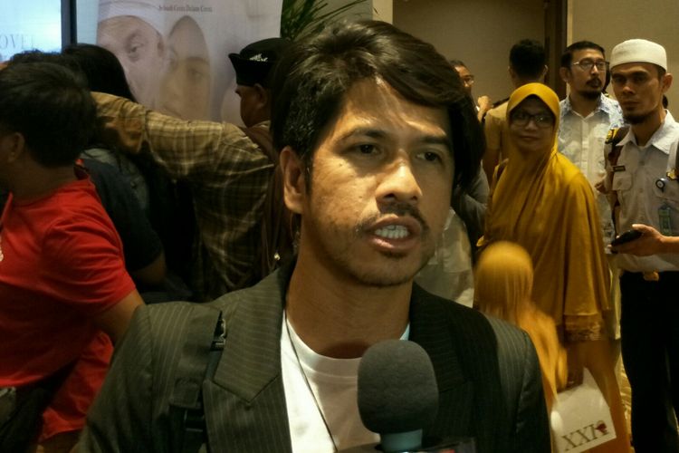 Ariyo Wahab di kawasan Epicentrum, Kuningan, Jakarta Selatan, Selasa (27/8/2019).