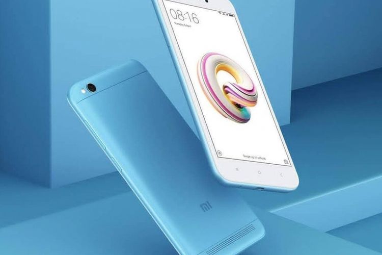 Smartphone Xiaomi Redmi 5A memiliki warna spesial yang disebut Lake Blue.