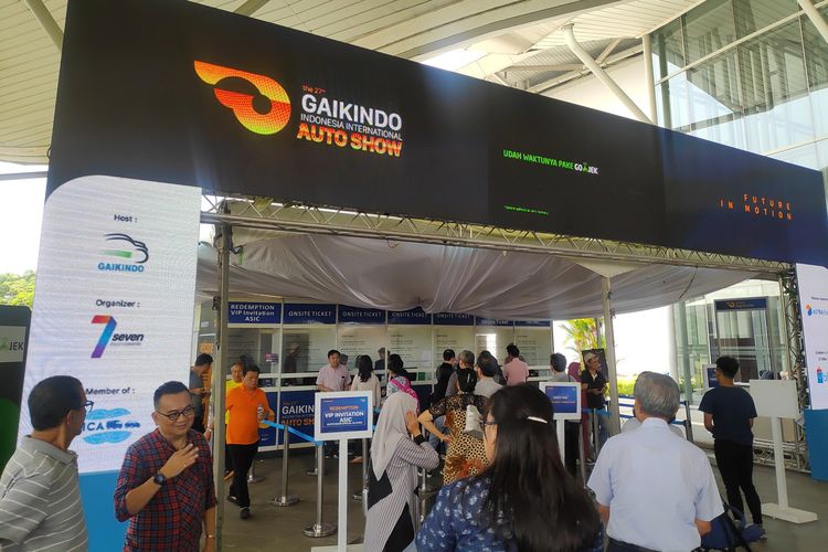 Suasana ticket booth GIIIAS 2019