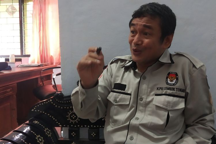 Ketua KPU Lombok Tengah, Ahmad Fuad Fahrudin