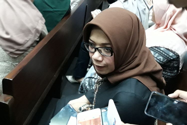 Mantan Wakil Ketua Komisi VII DPR, Eni Maulani Saragih di Pengadilan Tipikor Jakarta, Jumat (1/3/2019).