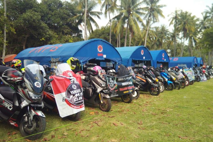 Yamaha NMAX Club Indonesia (YNCI) menggelar kumpul akbar nasional ke-3 di Pantai Senggigi, Lombok, Nusa Tenggara Barat. 