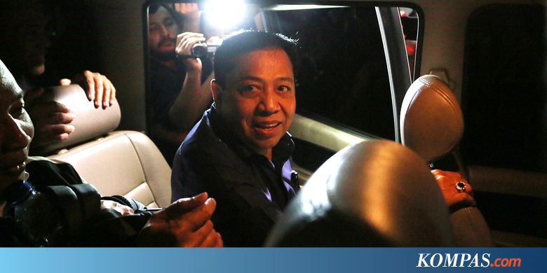 Sebelum Kepergok Pelesiran, Novanto Dirawat karena Tangan Kiri Tak Bisa Digerakan