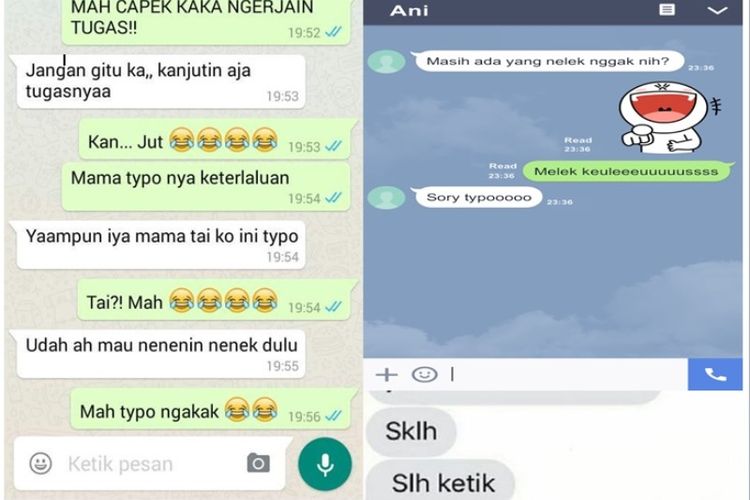 Kumpulan pesan Typo tidak akan terjadi lagi