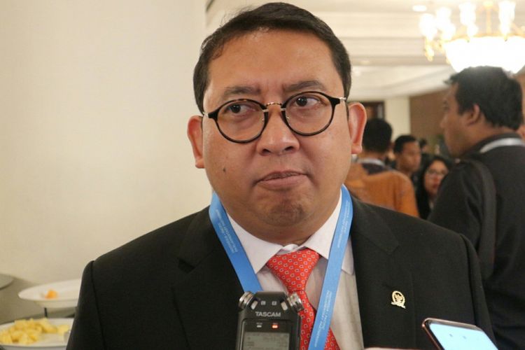 Wakil Ketua Umum Partai Gerindra Fadli Zon ketika ditemui di Grand Hyatt, Jakarta, Senin (23/7/2018).