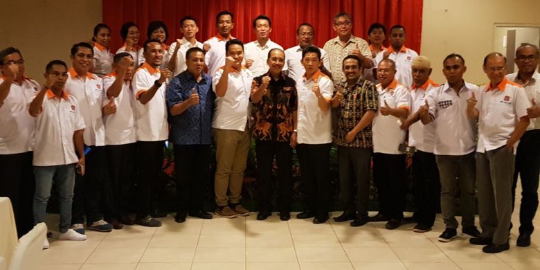 Pengurus REI NTT bertemu dengan Wali Kota Kupang Jefri Riwu Kore, Kamis (1/2/2018).