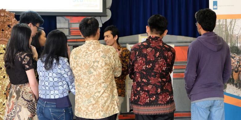 StuNed Talks sebagai bagian dari rangkaian kegiatan StuNed Day 2019 di Aula Kedutaan Besar Republik Indonesia (KBRI) di Den Haag, Belanda, Sabtu (2/3/2019). 