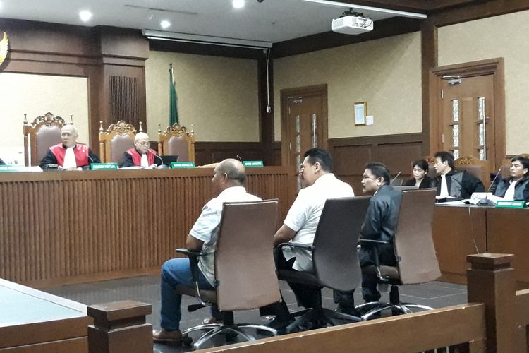 Jaksa Komisi Pemberantasan Korupsi (KPK) menghadirkan 3 saksi dalam persidangan terhadap terdakwa Merry Purba di Pengadilan Tindak Pidana Korupsi Jakarta, Kamis (21/2/2019). 
