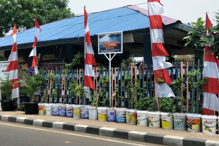 Suasana di Kampung Bekelir di RW 001, Kelurahan Babakan, Kecamatan Tangerang, Kota Tangerang, Minggu (30/9/2018).