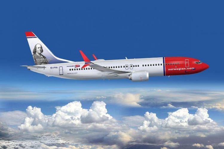 Pesawat maskapai penerbangan Norwegia terpaksa kembali ke bandara karena toilet pesawat bermasalah.