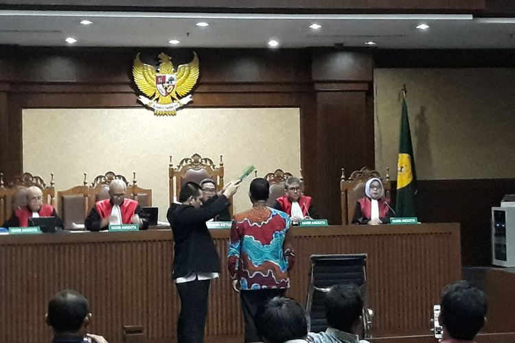 Ahli medikolegal M Luthfie Hakim di Pengadilan Tipikor Jakarta, Senin (4/6/2018).