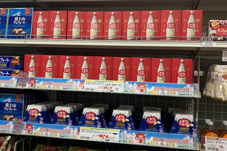  KitKat rasa sake. Perpaduan antara tradisi dan modernitas Jepang.