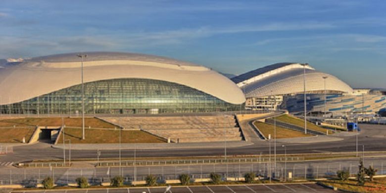 Stadion Fisht di kota Sochi, Rusia.