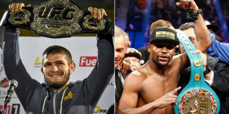 Khabib Nurmagomedov dan Floyd Mayweather Jr