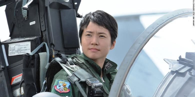 Misa Matsushima, pilot perempuan pertama jet tempur Jepang.