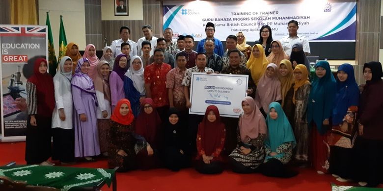 British Council dan Dikdasmen Muhammadiyah meluncurkan program English for Indonesia di Makassar (26/2/2019).
