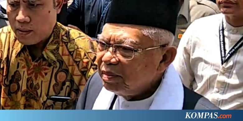 Ma'ruf Amin Bantah Dirinya Sakit