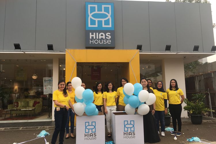 Hias House kembali membuka dua cabang baru, salah satunya terletak di Boulevard Kelapa Gading, Jakarta, Selasa (9/4/2019)
