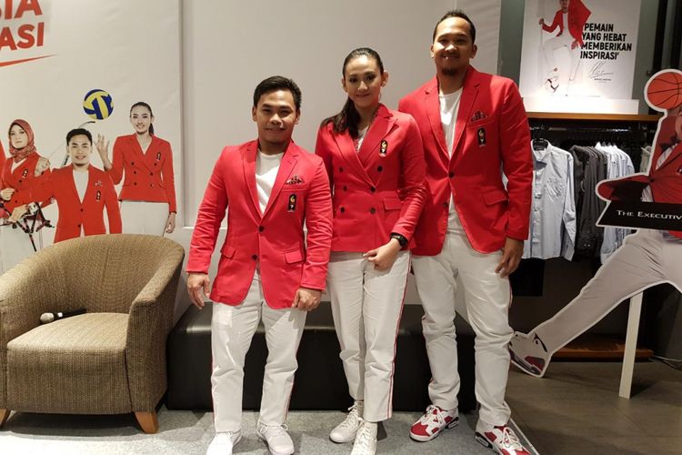 Seragam defile Tim Indonesia di Asian Games 2018