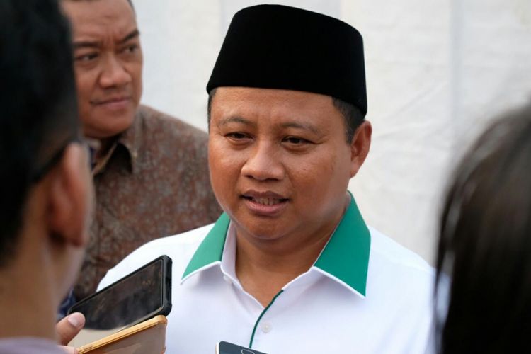 Wakil Gubernur Jawa Barat, Uu Ruzhanul Ulum di Lapangan RRI Cimanggis, Depok, Jawa Barat, Selasa (27/9/2018).