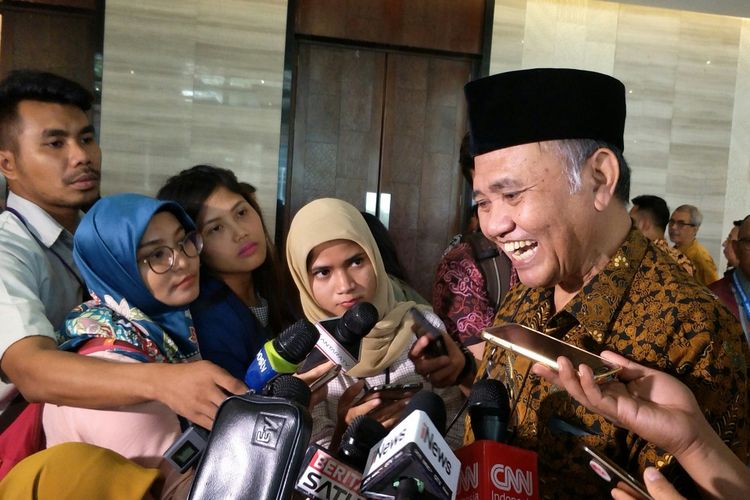 Ketua Komisi Pemberantasan Korupsi (KPK) Agus Rahardjo di Hotel Bidakara, Jakarta, Kamis (30/11/2017)
