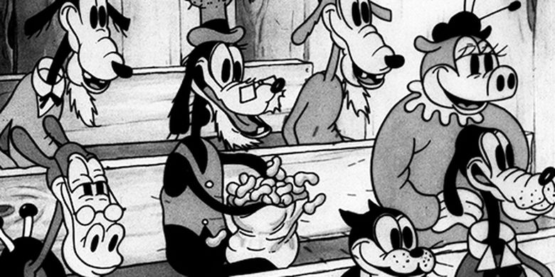 Karakter Dippy Dawg dalam film Mickeys Revue