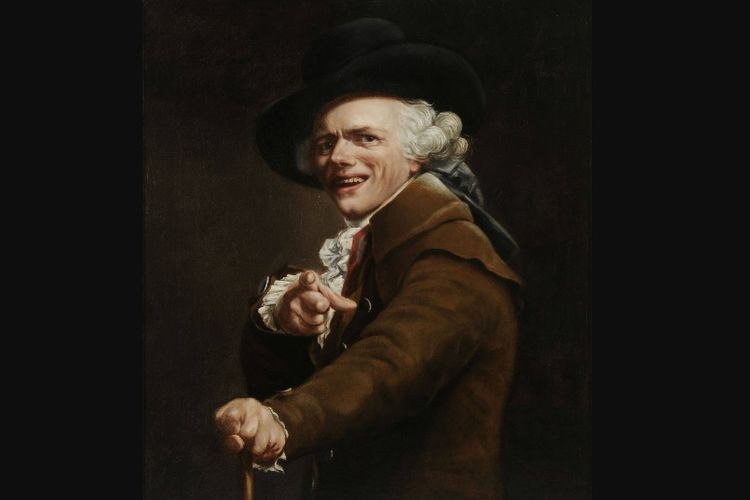 Lukisan potret diri Joseph Ducreux yang dibuat pada 1793.