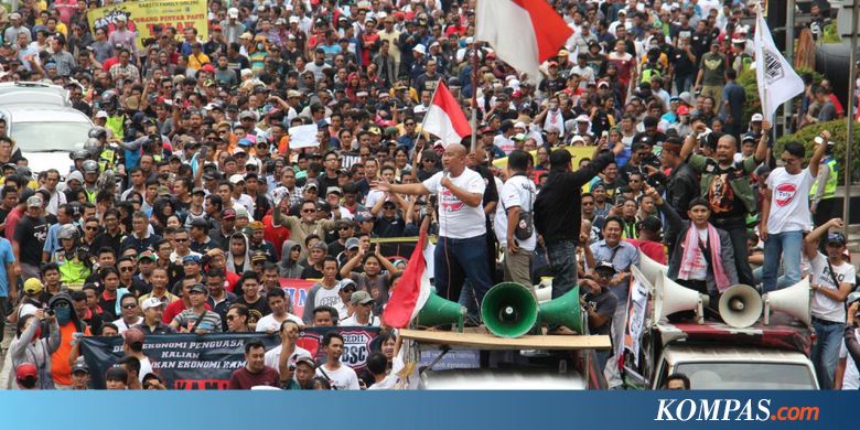 Demo Sopir Taksi Online yang Hasilkan Tiga Kesepakatan dengan Menhub