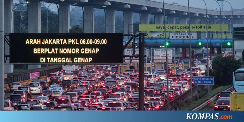 Masa Uji Coba Ganjil Genap di Cibubur dan Tangerang Diperpanjang