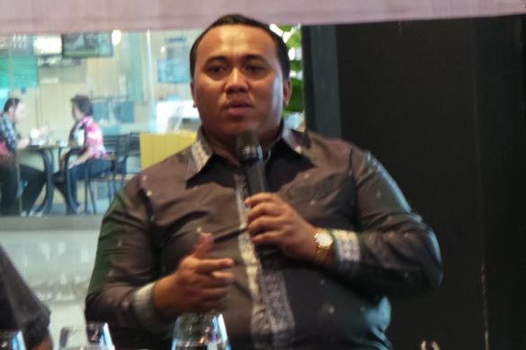 Presiden Konfederasi Serikat Pekerja Seluruh Indonesia (KSPSI) Andi Gani Nena Wea